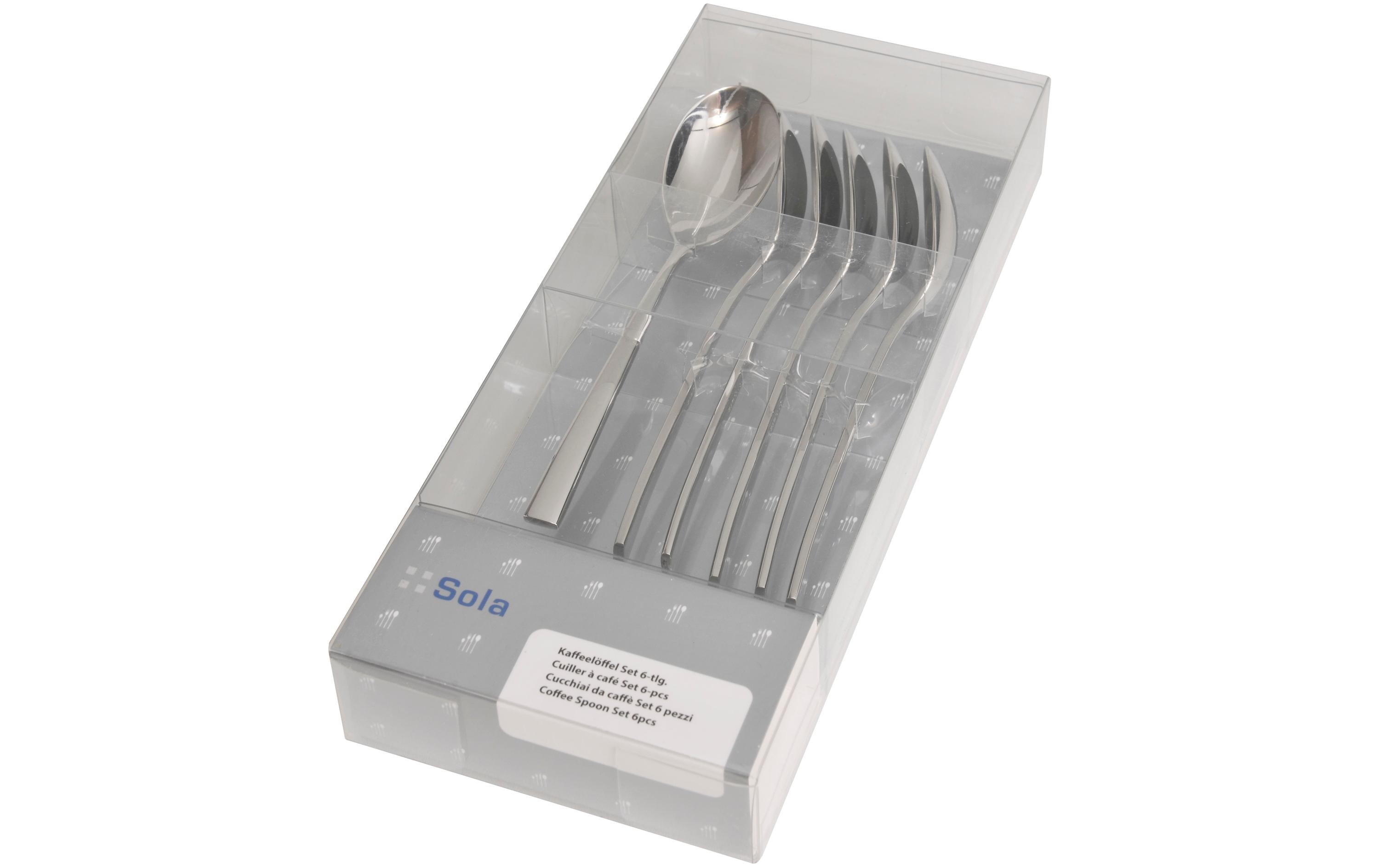 Kaffeelöffel 6 Stück, SilberLöffel Set