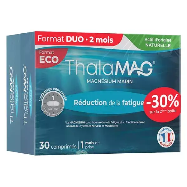 Thalamag Marine Magnesium Internal Balance LP - Pacote com 2 x 30 comprimidos