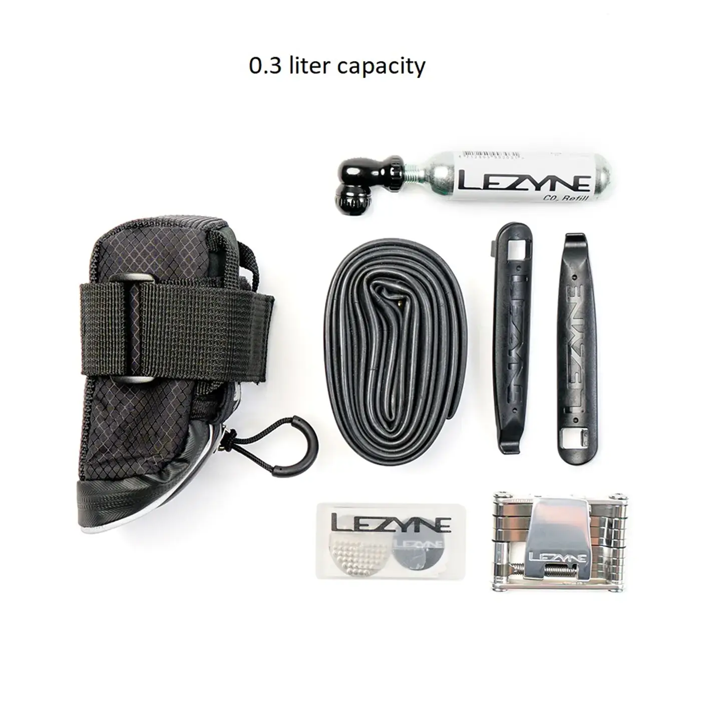 Lezyne Micro Caddy M Zadeltas Zwart