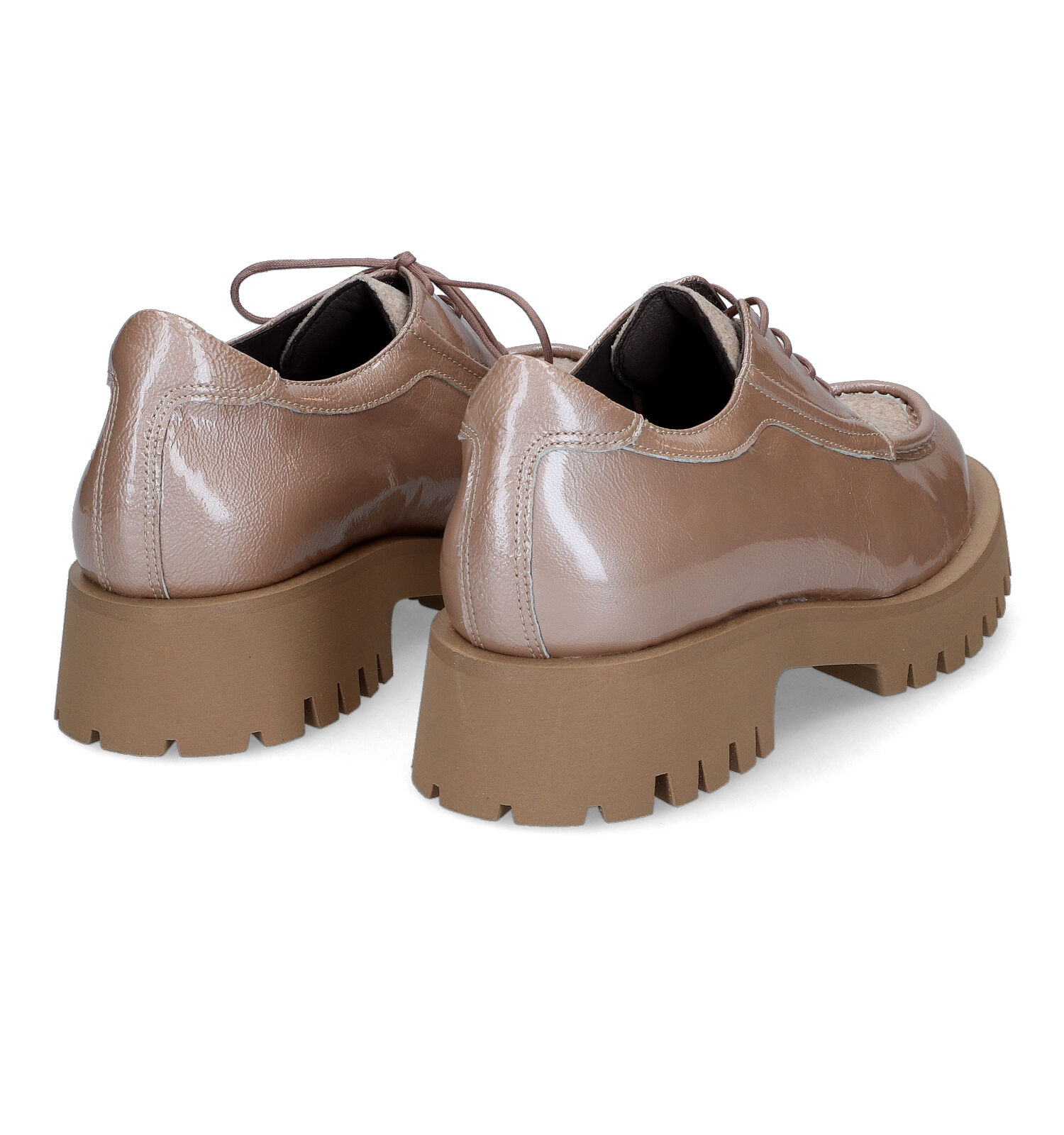 Veterschoenen rose gold