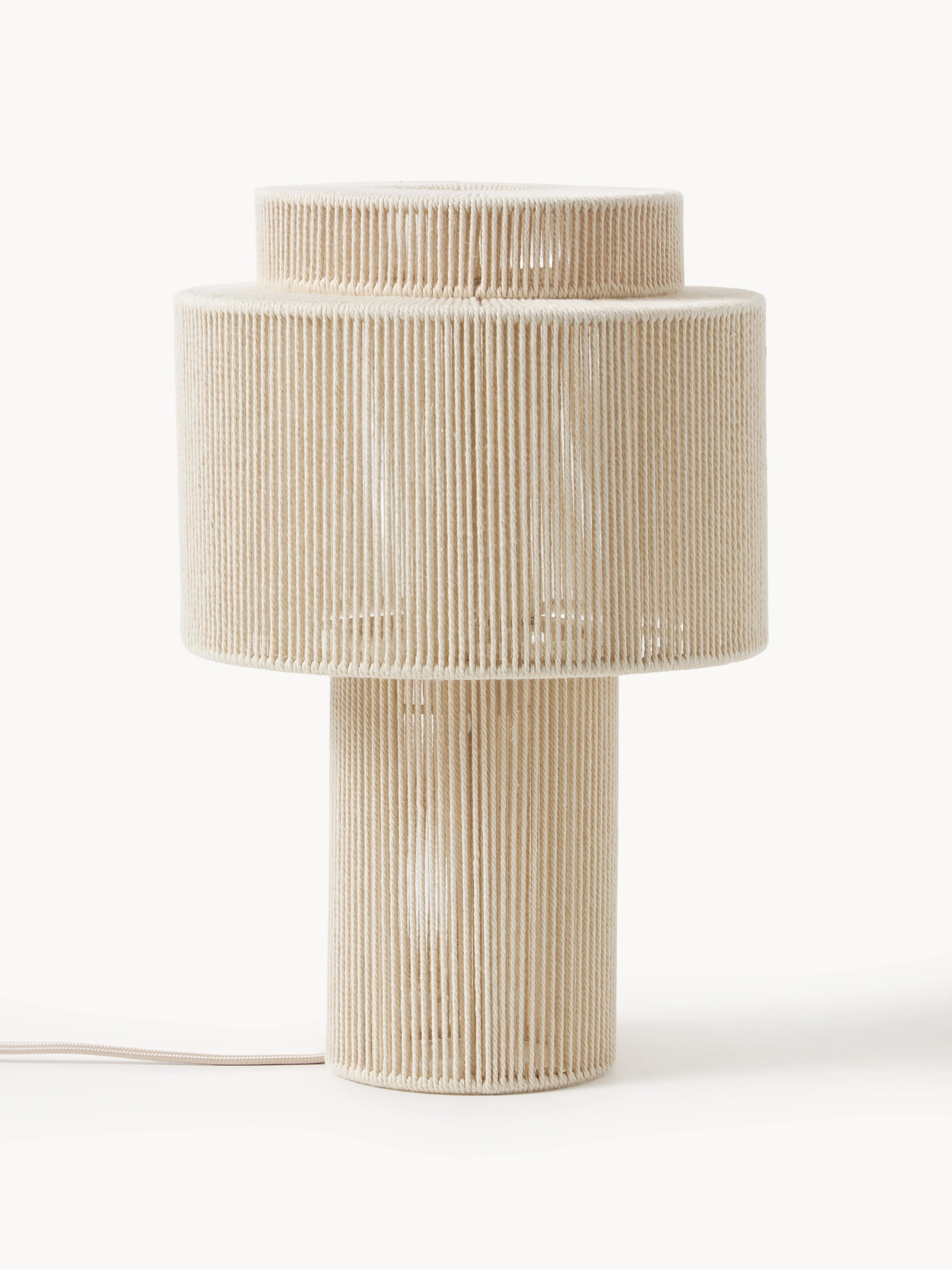 Tafellamp Lace van linnen draad