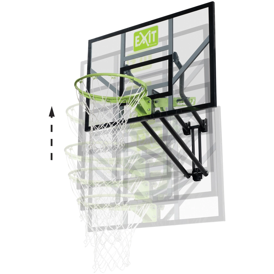 EXIT Galaxy Basketballkorb zur Wandmontage - grünschwarz