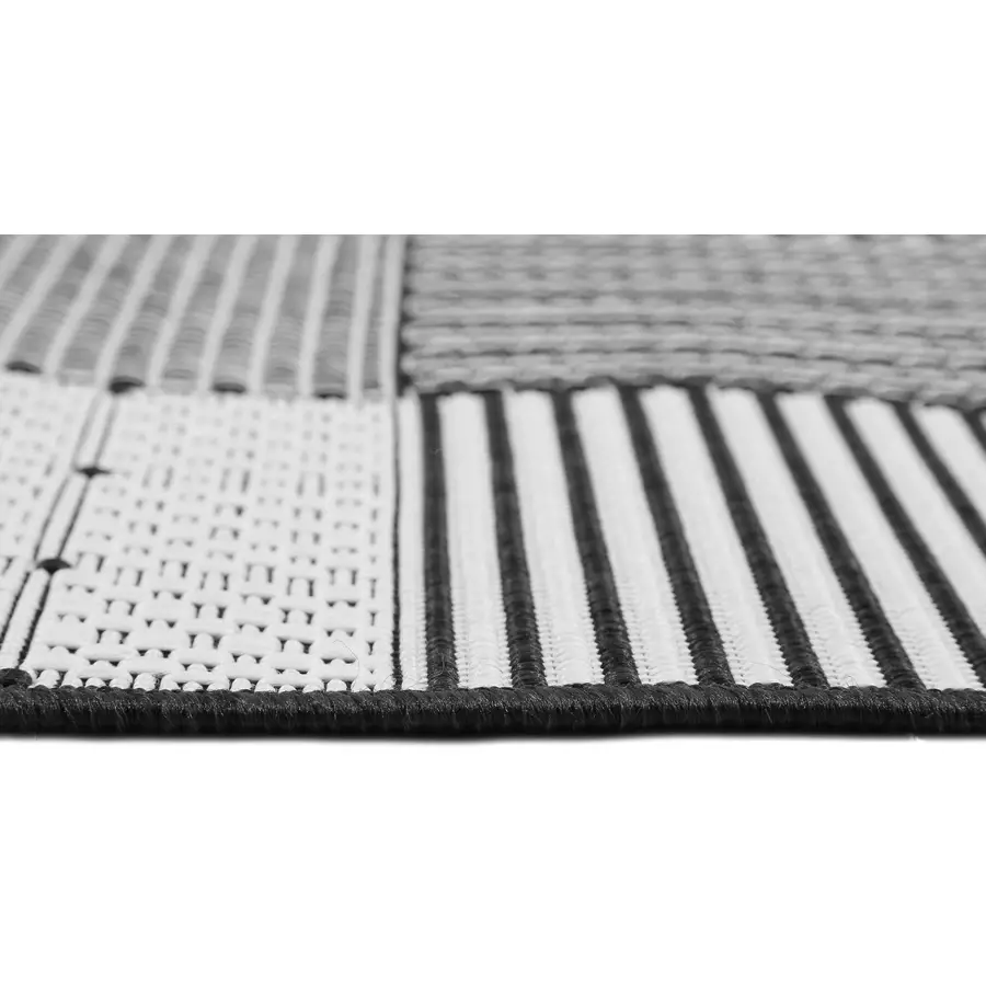 Esprit Outdoorteppich In & Outdoor Chester schwarz