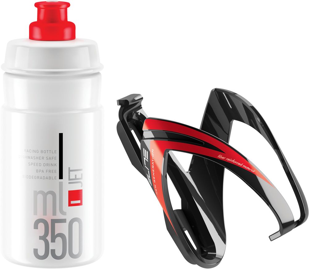 Elite Kid's Kit JET/CEO Trinkflasche 350ml + Halter kaufen | Bike-Discount