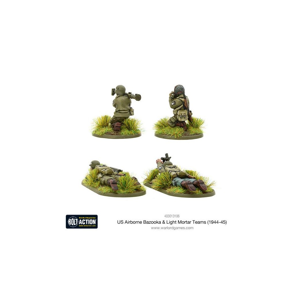 Bolt Action - US Airborne Bazooka & Light Mortar Teams (1944-45)