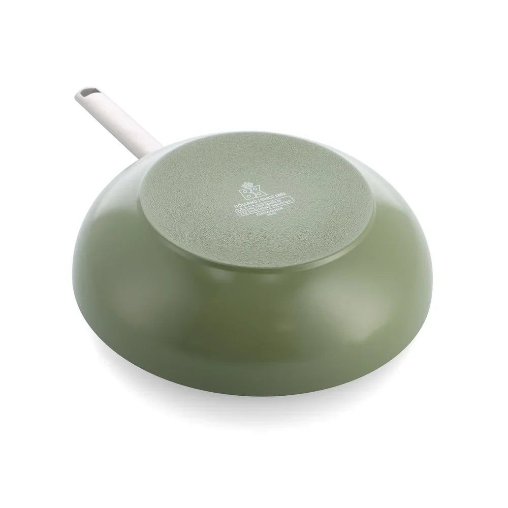 BK Sublime Keramische Pannenset Olive Green 4-delig