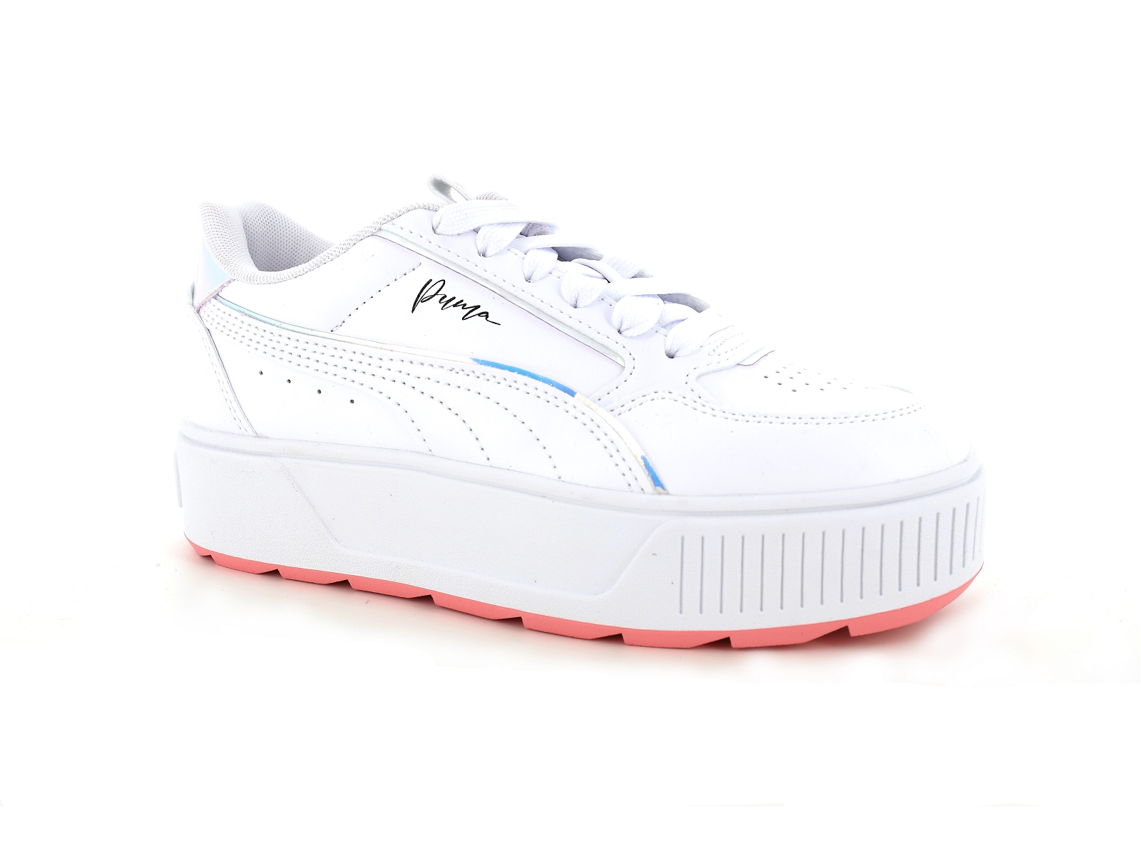 Puma-392632 Synthétique Blanc Rose