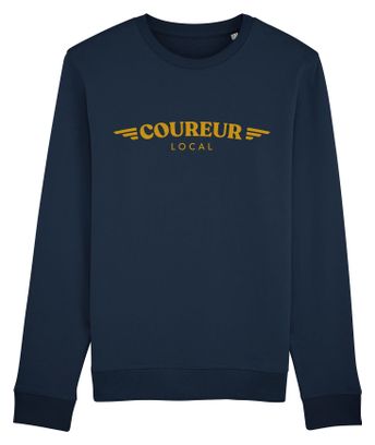 Sweat Unisexe Çois 'Coureur Local' Bleu