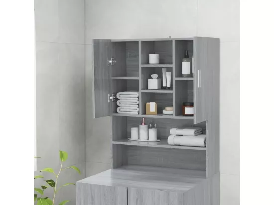 Meuble pour machine à laver Sonoma gris 70,5x25,5x90 cm
