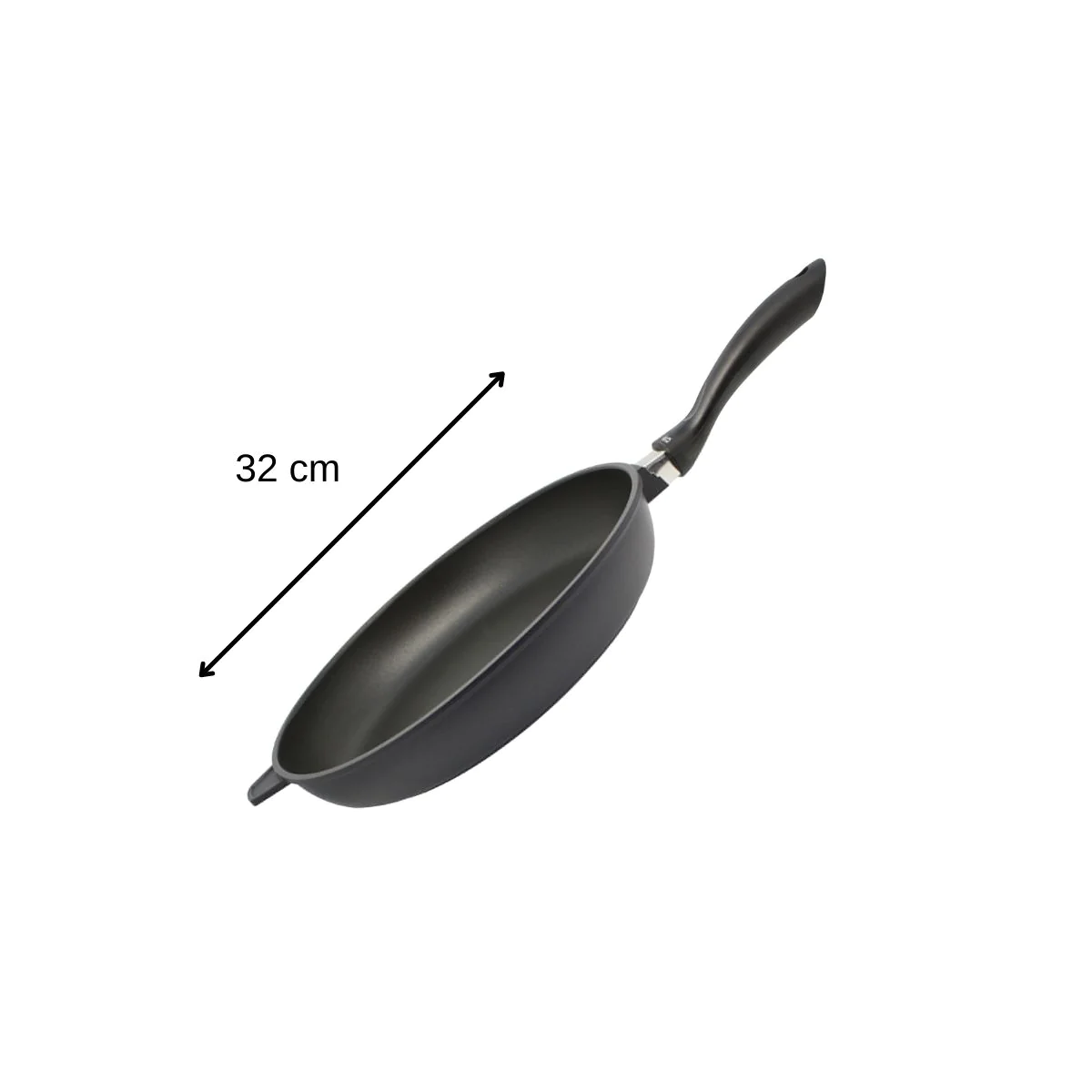 Poêle à frire 32 cm en aluminium pressé Alucast Elo