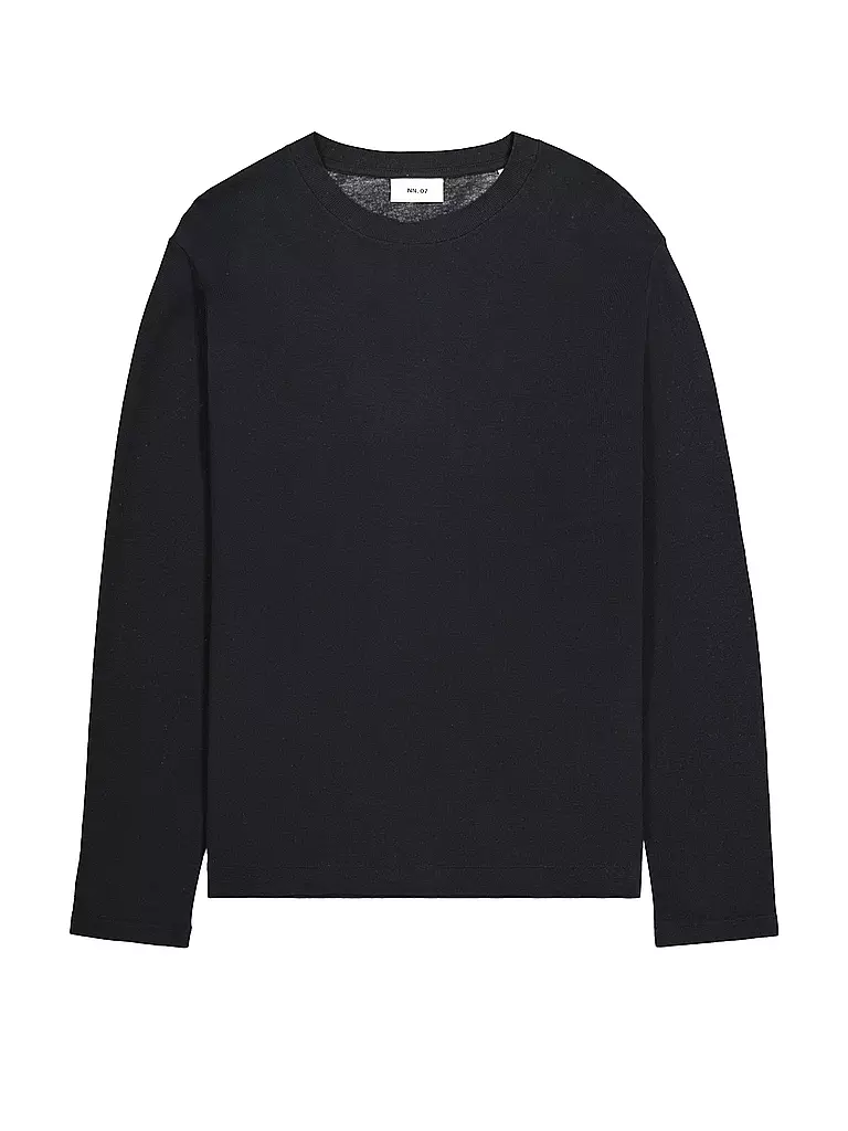NN.07 Langarmshirt CLIVE schwarz