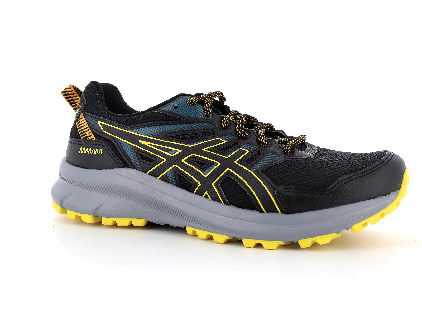 Asics-TRAIL SCOUT 2 Matières combinées Noir Jaune