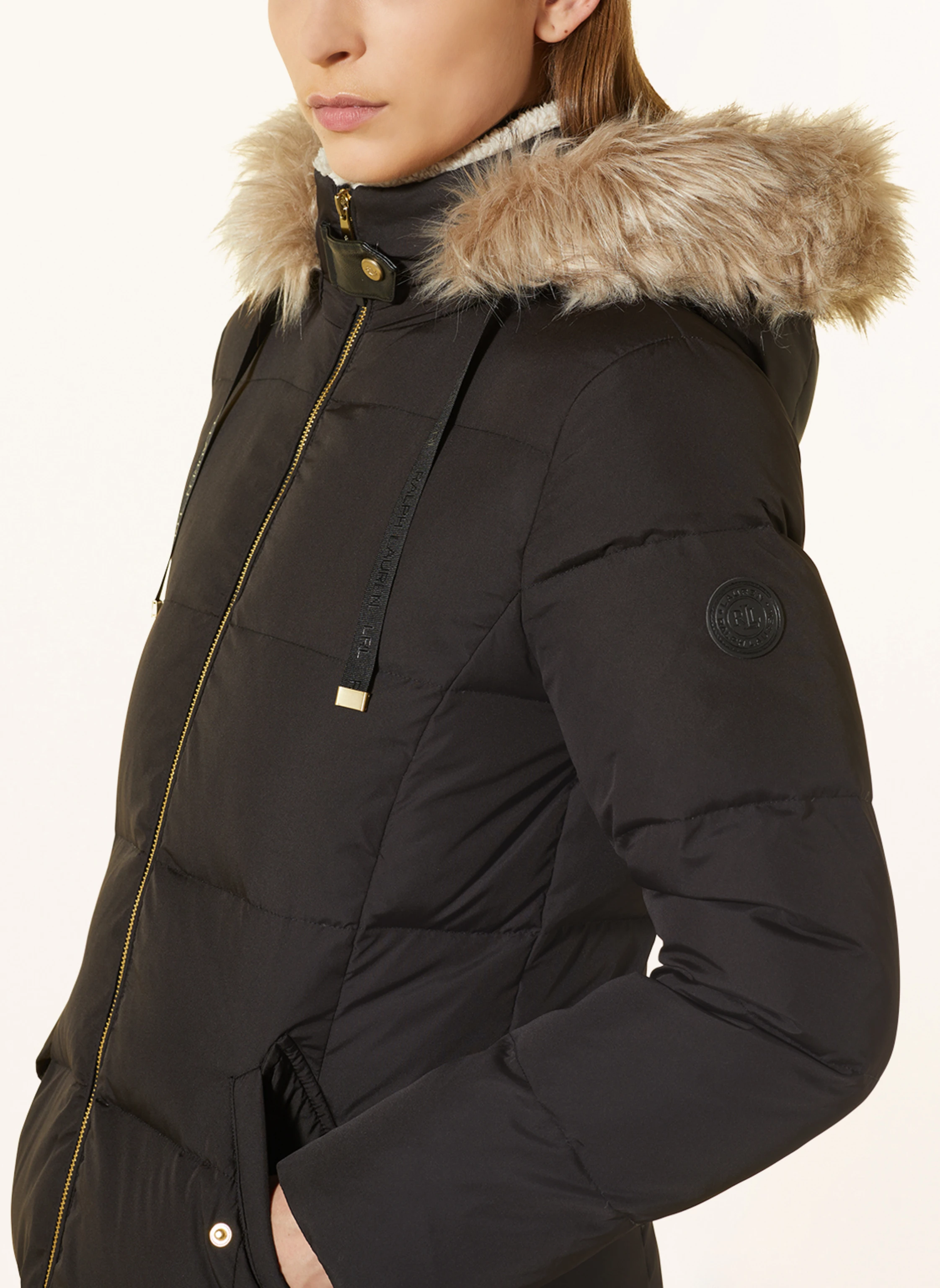LAUREN RALPH LAUREN Steppmantel mit Kunstfell