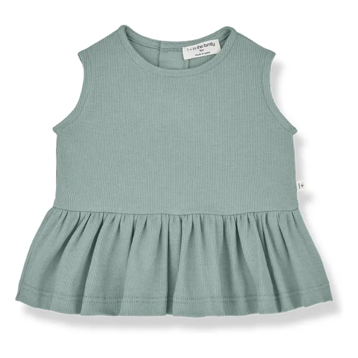 1+ in the family Top Roberta Côtelé | Bleu Vert