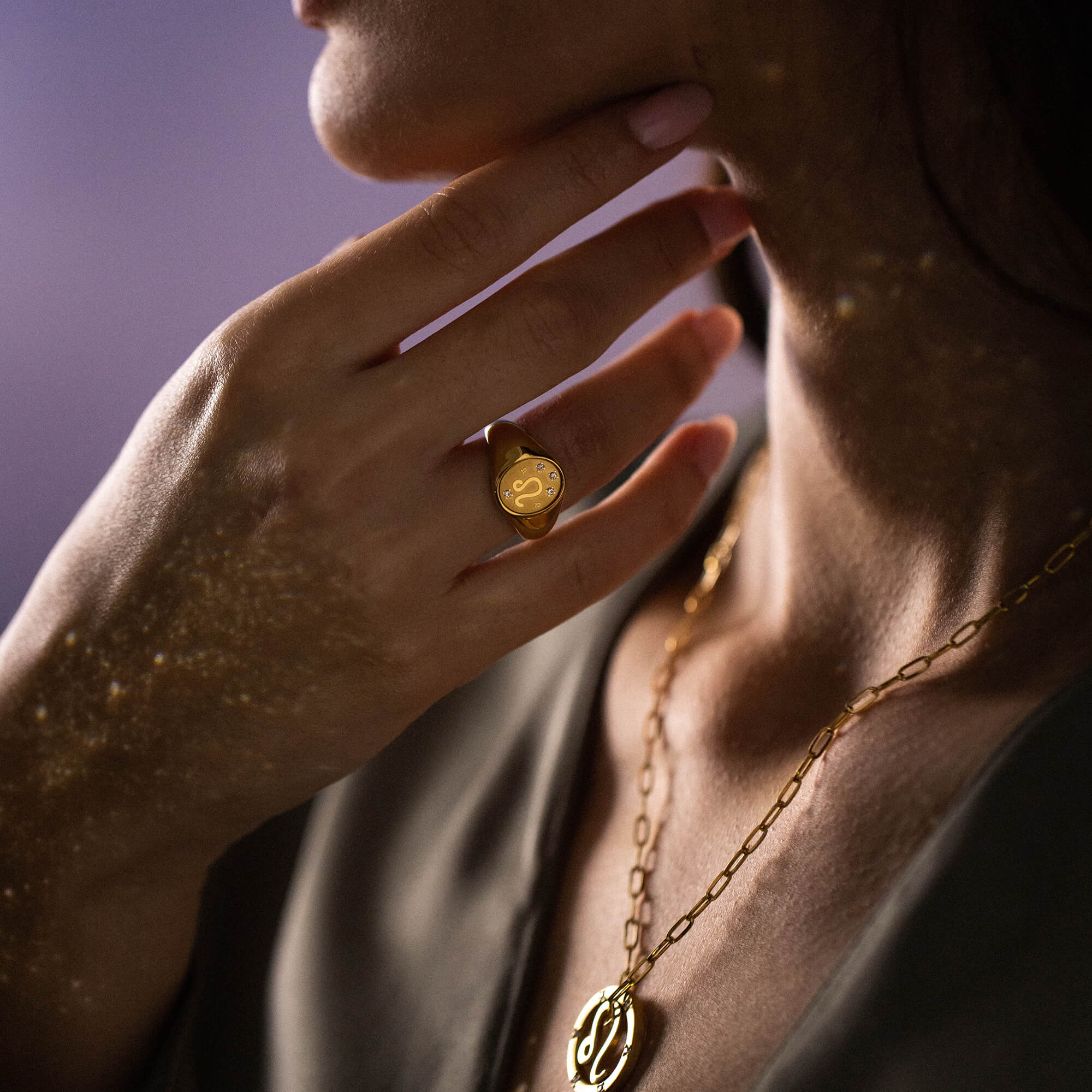 Löwe Zodiac Ring