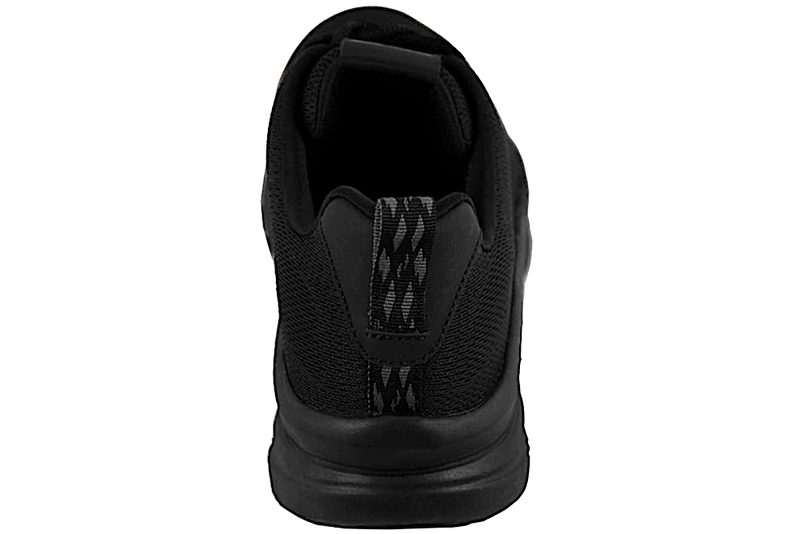 SKECHERS DLUX WALKER SNEAKERS I SORT TEKSTIL.