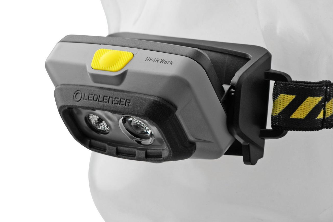 Ledlenser HF4R Work oplaadbare hoofdlamp, grijs, 500 lumen