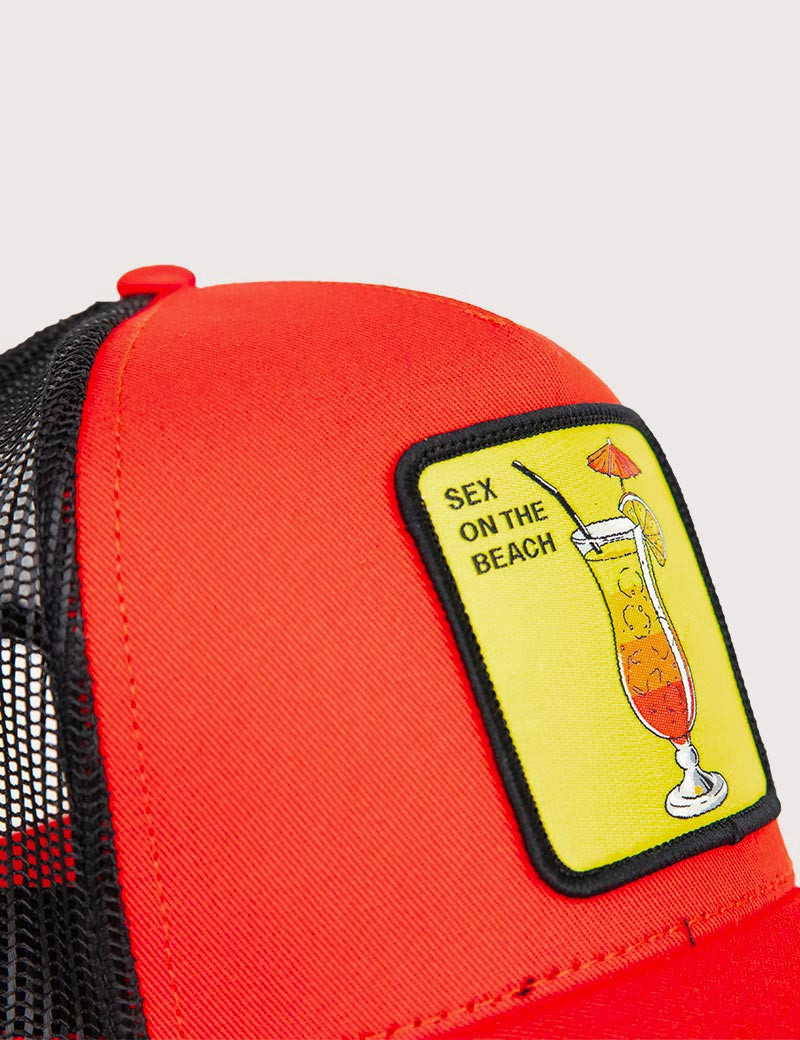 CAPSLAB CASQUETTE TRUCKER LOGO SEX ON THE BEACH