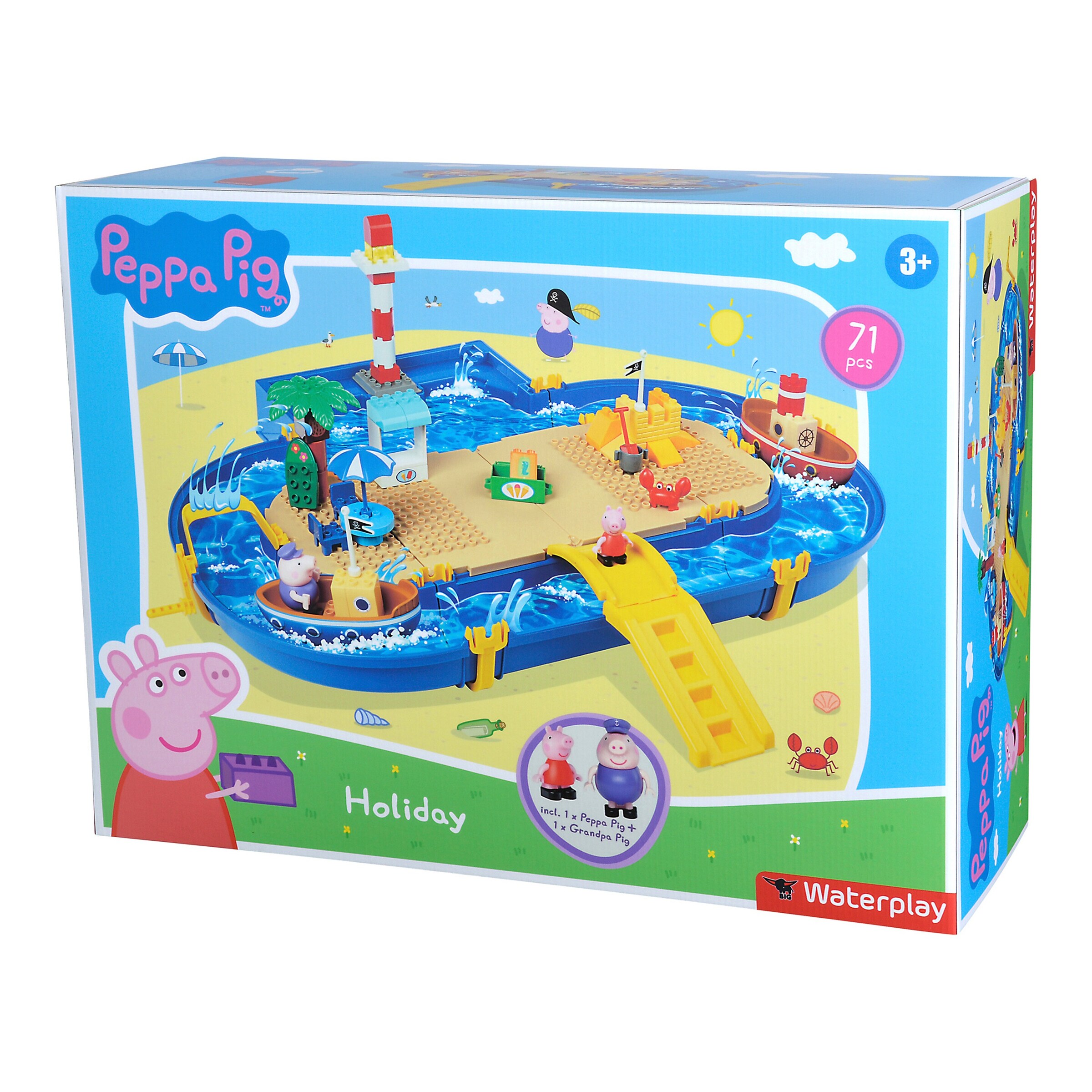 BIG - Peppa Pig Wasserbahn Waterplay Peppa Holiday