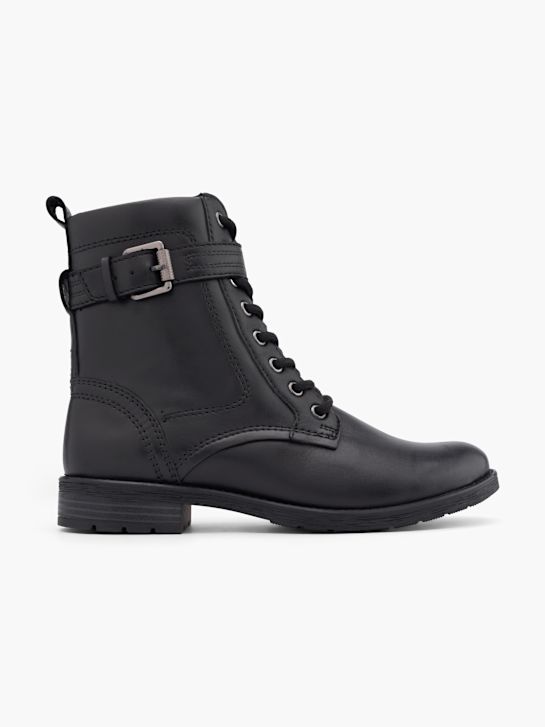 5th Avenue Schnür-Stiefelette Schwarz