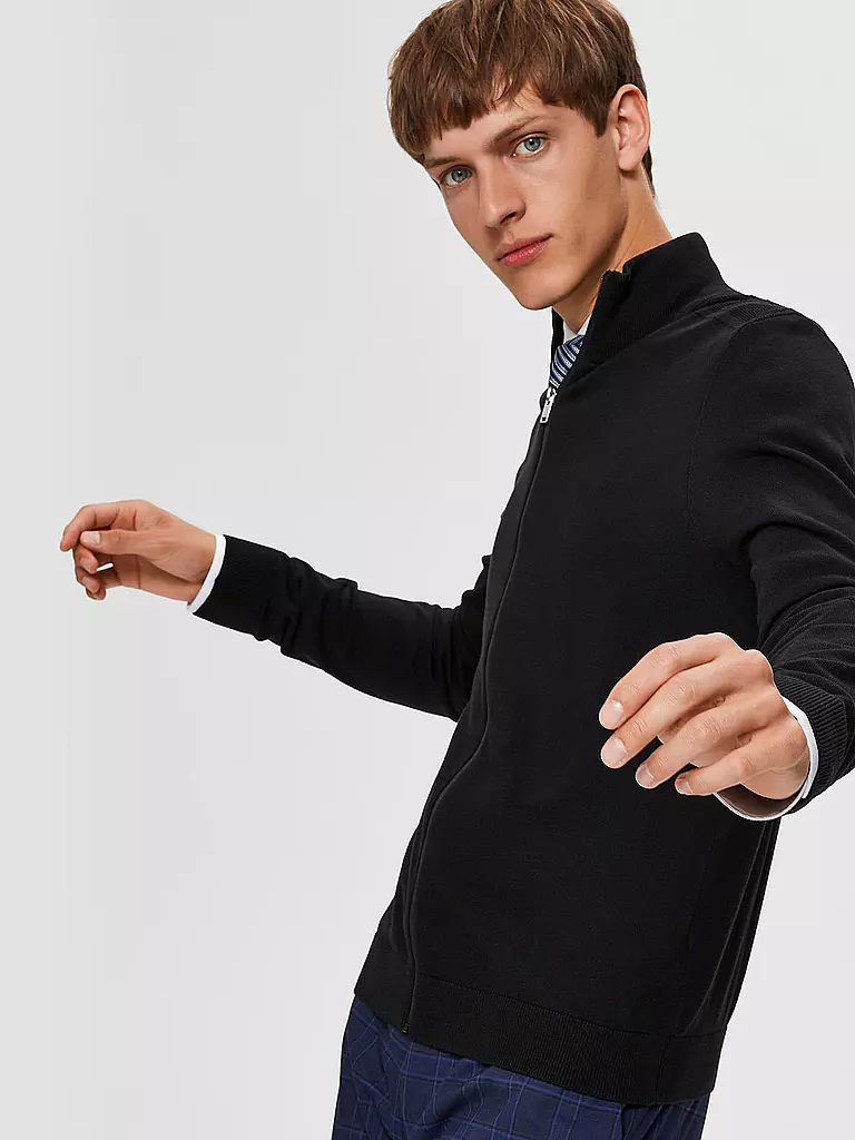 SELECTED Strickjacke schwarz