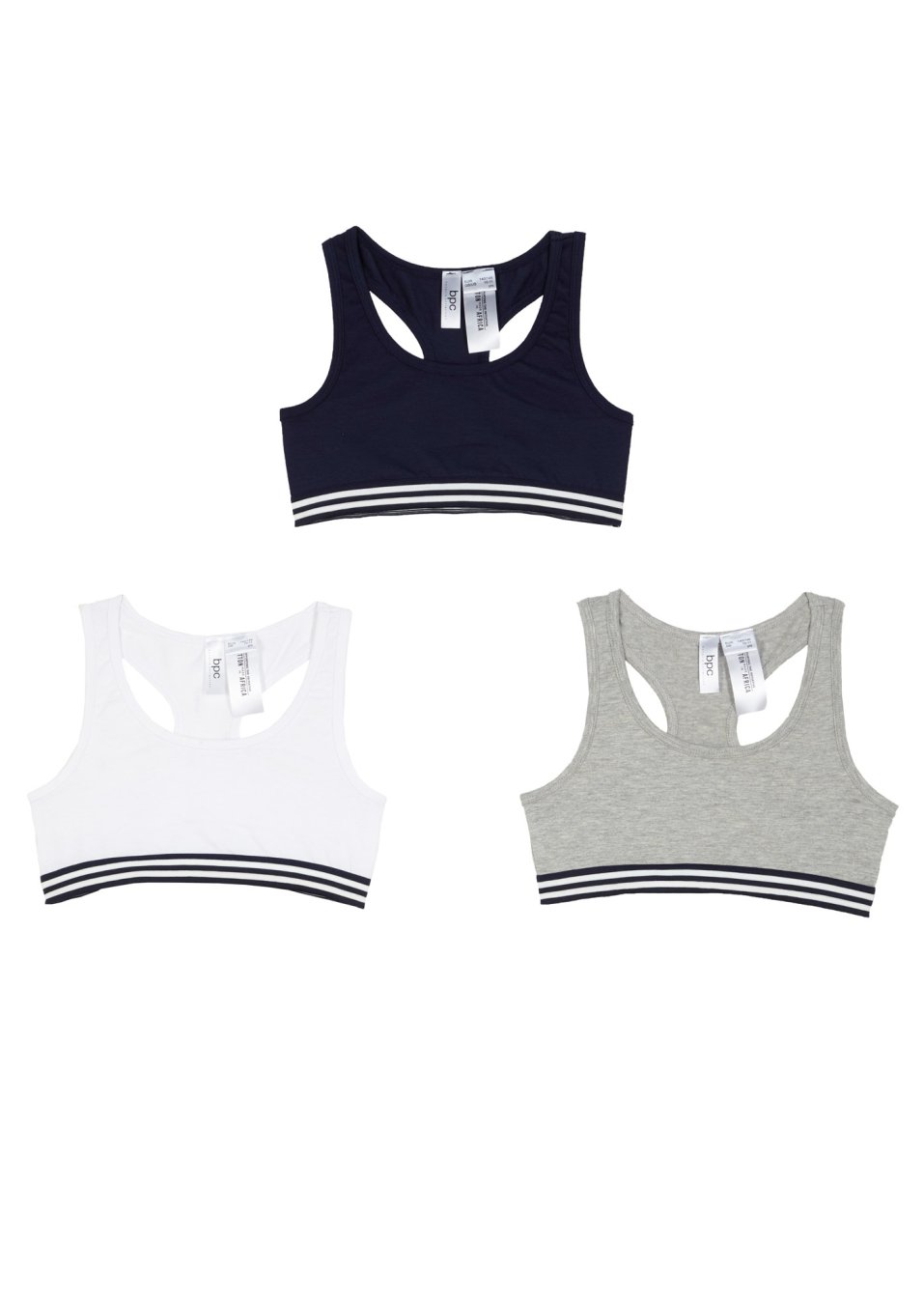 Lot de 3 brassières fille