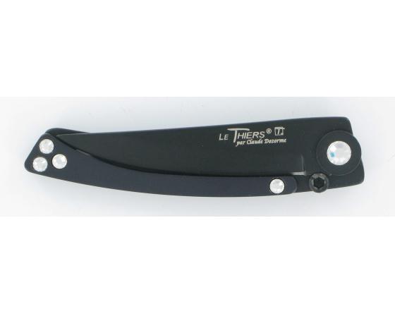 Liner Swarovski Noir Total Couteau de Poche - Le Thiers par Dozorme