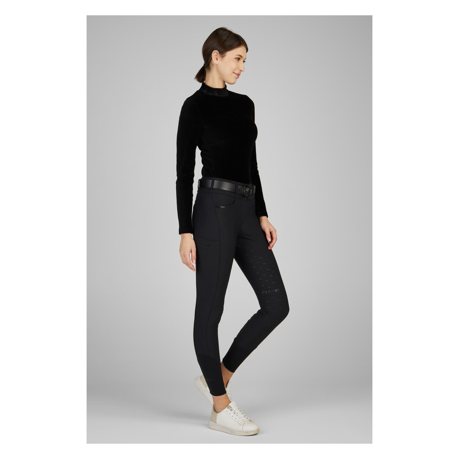 PIKEUR Selection Ripp Shirt  - black velvet