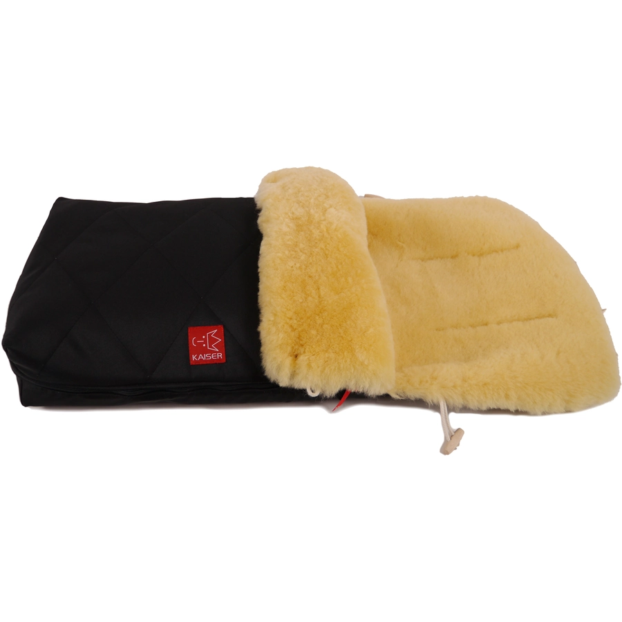 KAISER Winterfußsack Natura schwarz