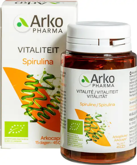 Spirulina capsules