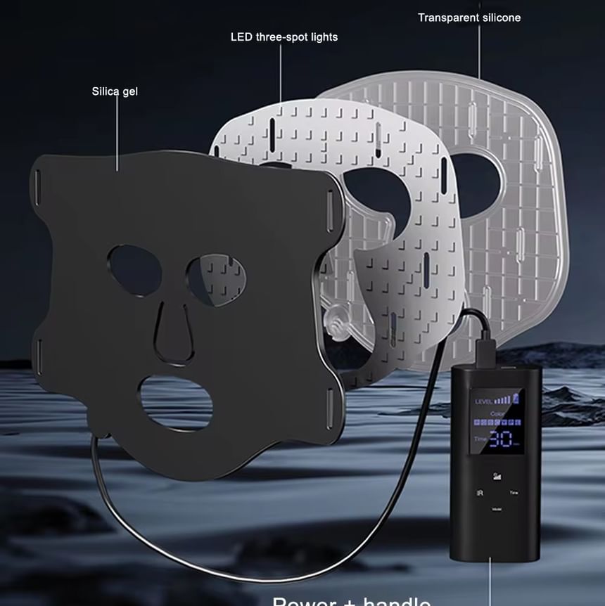 Beautyronics - USB-oplaadbaar lichttherapie-gezichtsmasker
