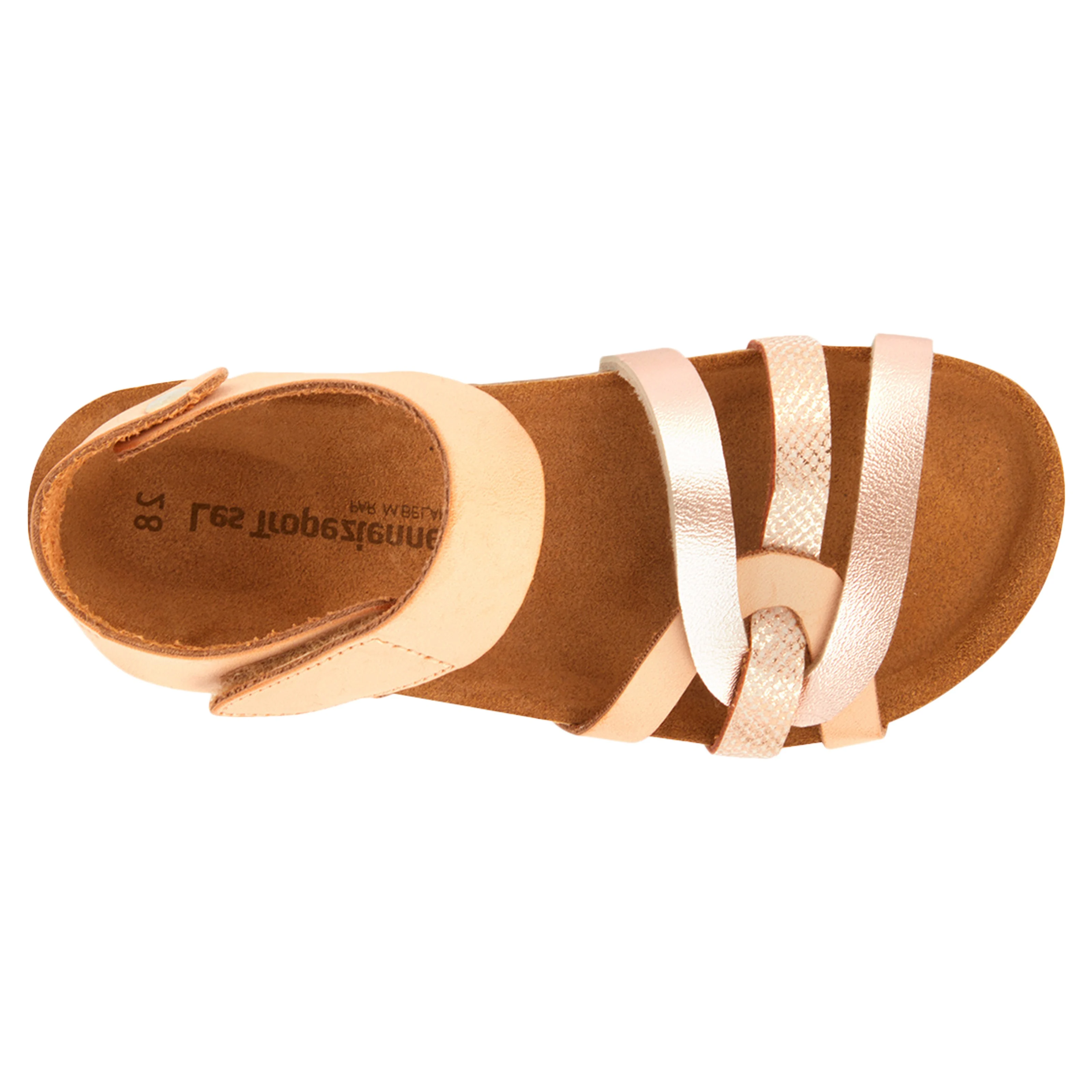 Sandales cuir enfantzana | Beige