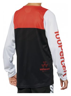 Maillot Manches Longues Enfant 100% R-Core-X Sunset Bleu / Orange