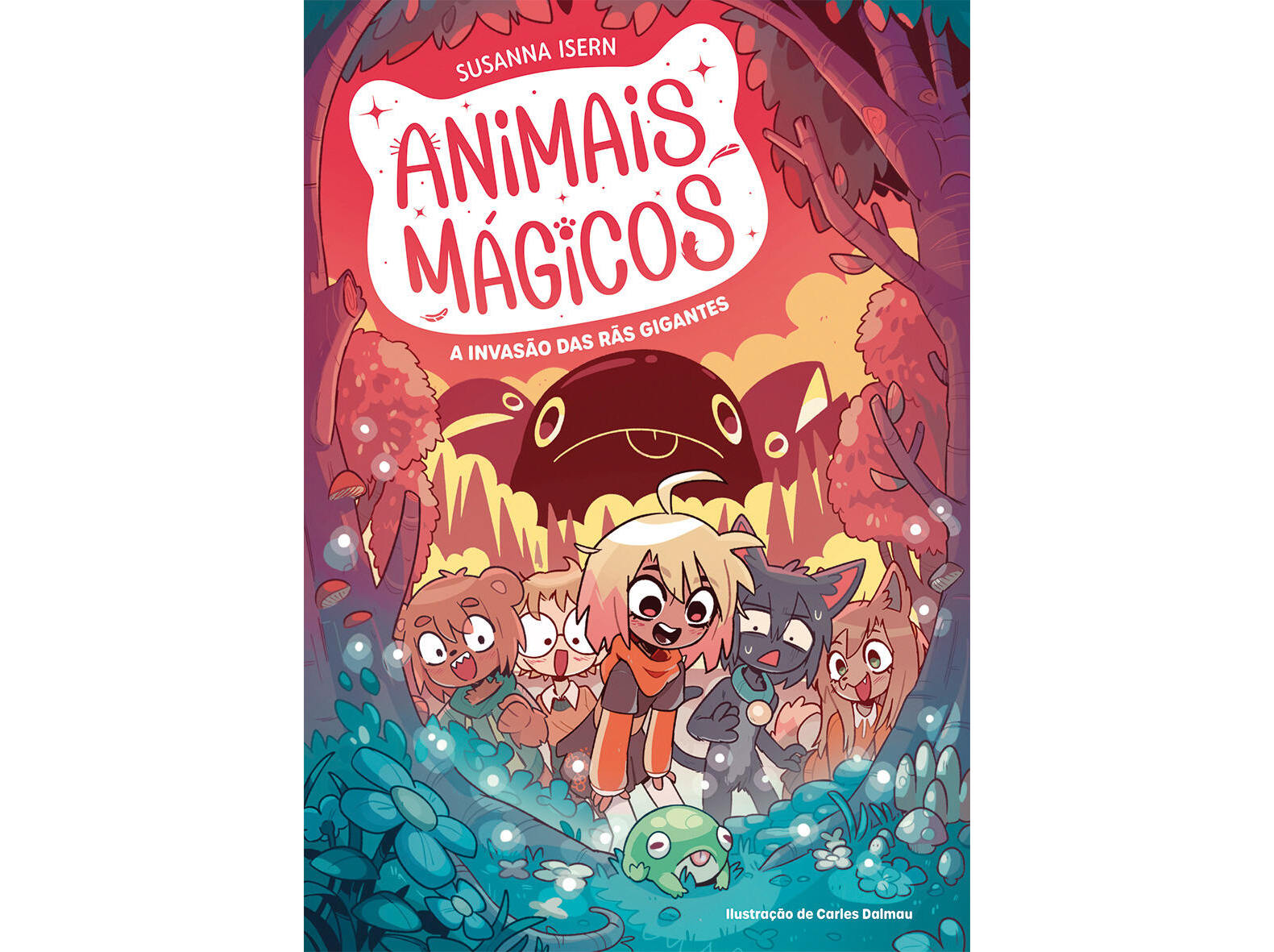 LIVRO ANIMAIS MÁGICOS - A INVASÃO DAS RÃS GIGANTES