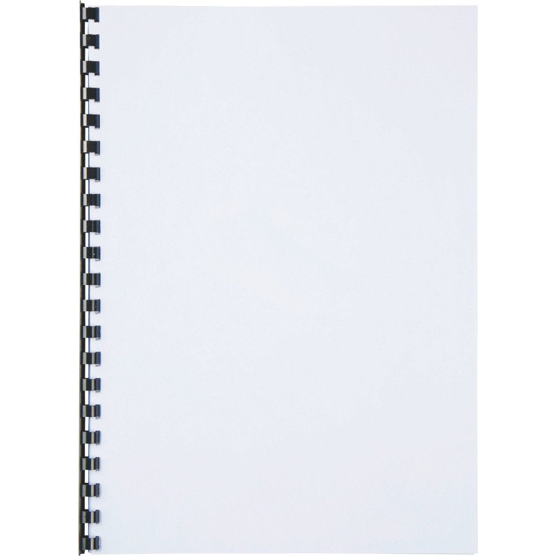Baguette reliure anneaux plastique CombiBind GBC 10 mm noir - Boîte de 100