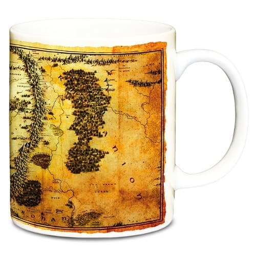 Mug: Lord Of The Rings - Hobbit - Map - Middle Earth
