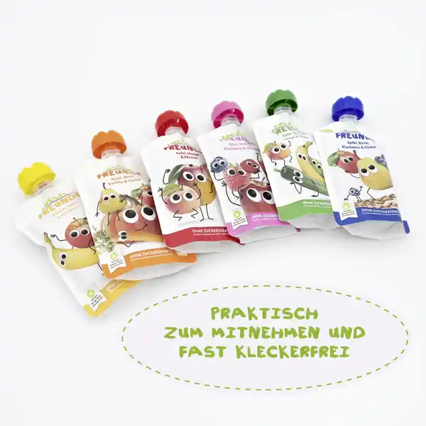 Bio Quetschie Apfel, Banane, Ananas & Kokosnuss
