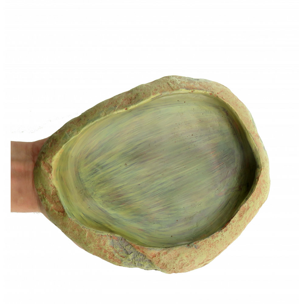 Ecuelle pour eau et nourriture pour reptile. Taille 19 × 5 × 16 cm h 5 cm