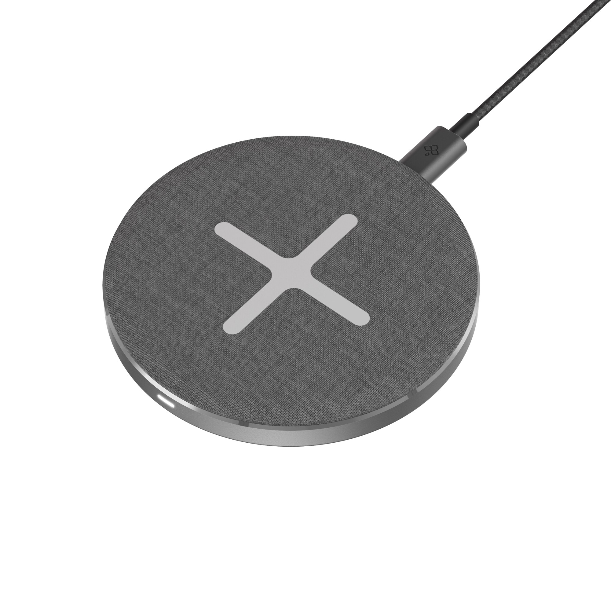 Xlayer WIRELESS Ladegerät Wireless Pad 15W Single Qi-zertifiziert Space Grey