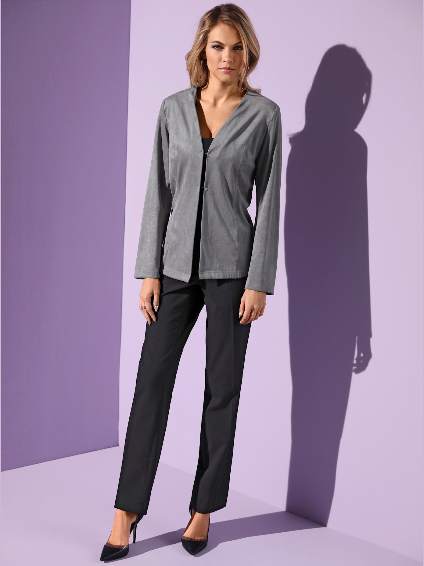 Pantalon costume taille élastiquée invisible