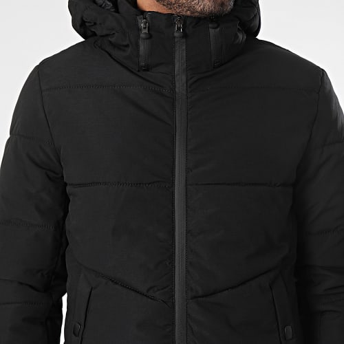 Doudoune Capuche Noir