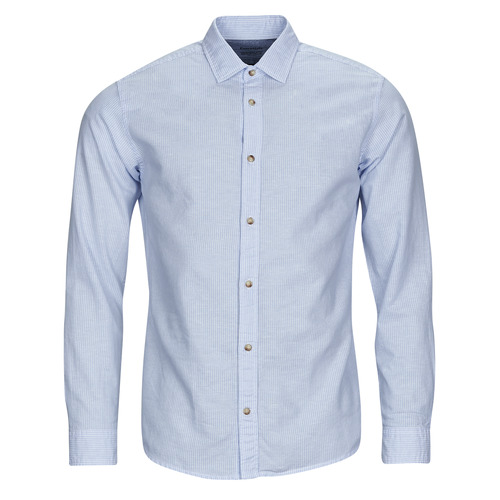 Jack & Jones - JJESUMMER SHIRT L/S - Bleu