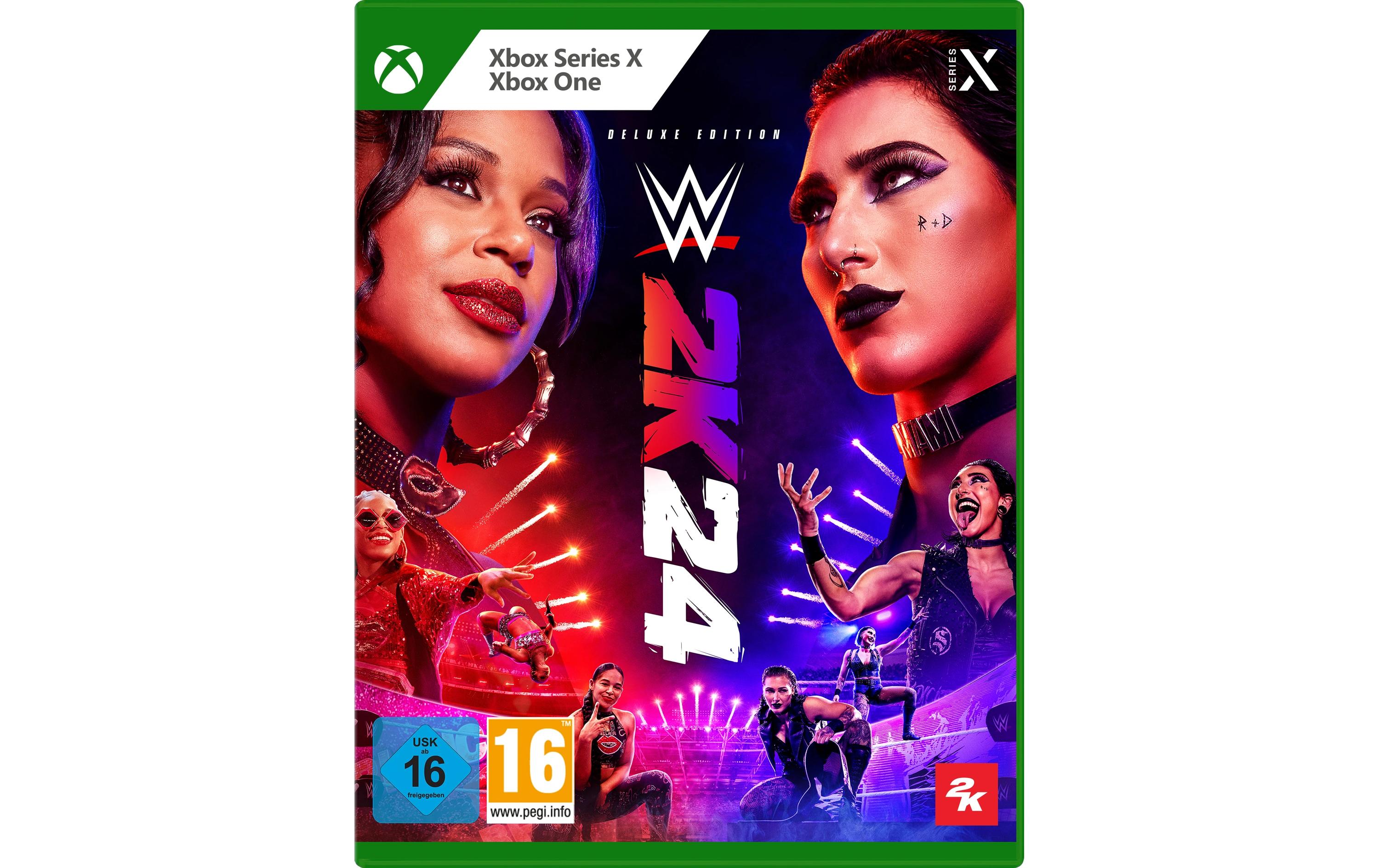 WWE 2K24 Deluxe Edition<br>Sportspiel für Xbox Series X, Xbox One