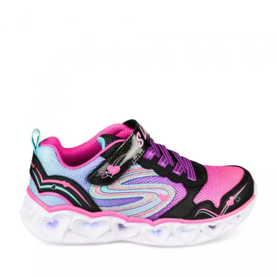 Baskets ROSE SKECHERS Heart Lights Love Sparkle