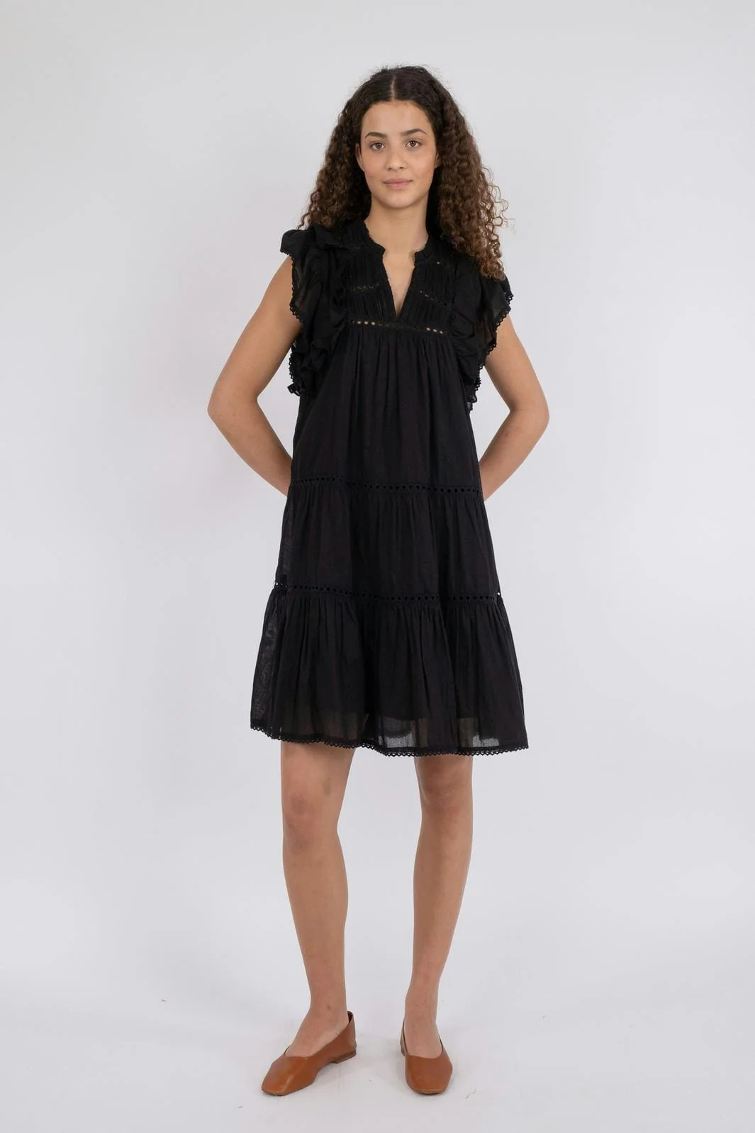 Neo Noir Jamma S Voile Dress black