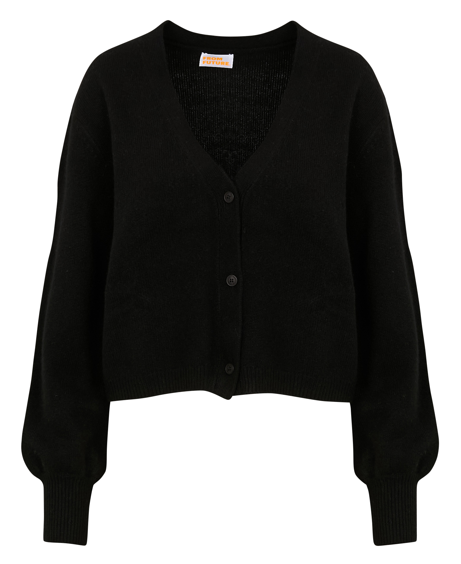Cardigan boutonnée en cachemire| Noir