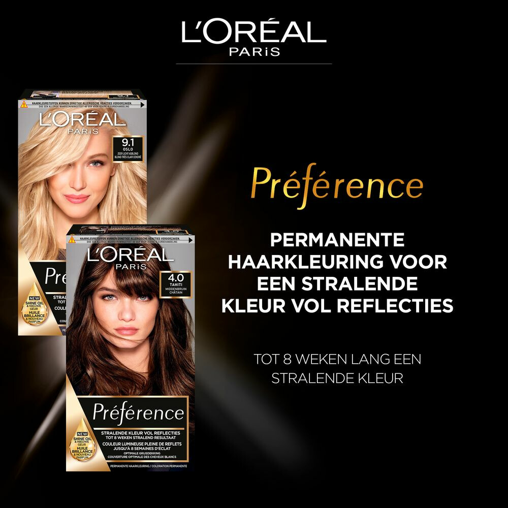 L'Oréal Préférence Permanente Haarkleuring 5.0 Lichtbruin