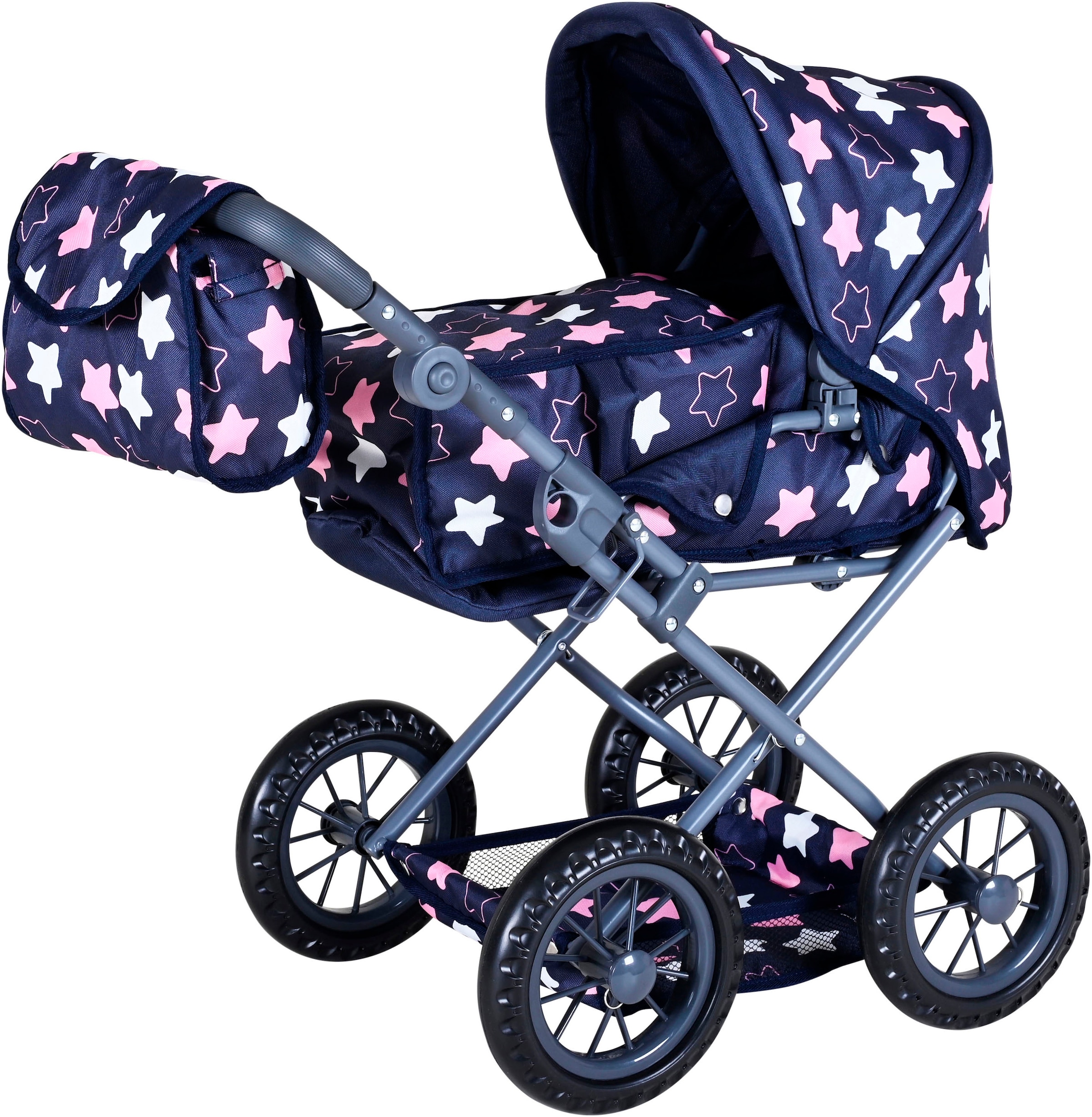 Knorrtoys® Kombi-Puppenwagen »Ruby« mit Wickeltasche