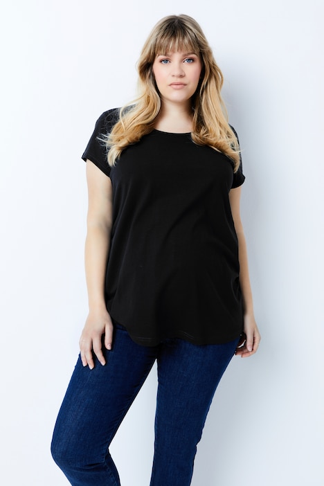 Bellieva T-Shirt, 2er-Pack, Umstandsmode, Rundhals, Kurzarm, Biobaumwolle GOTS
