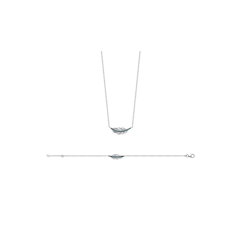 Collier Femme - Argent 925 - Longueur : 45 cm